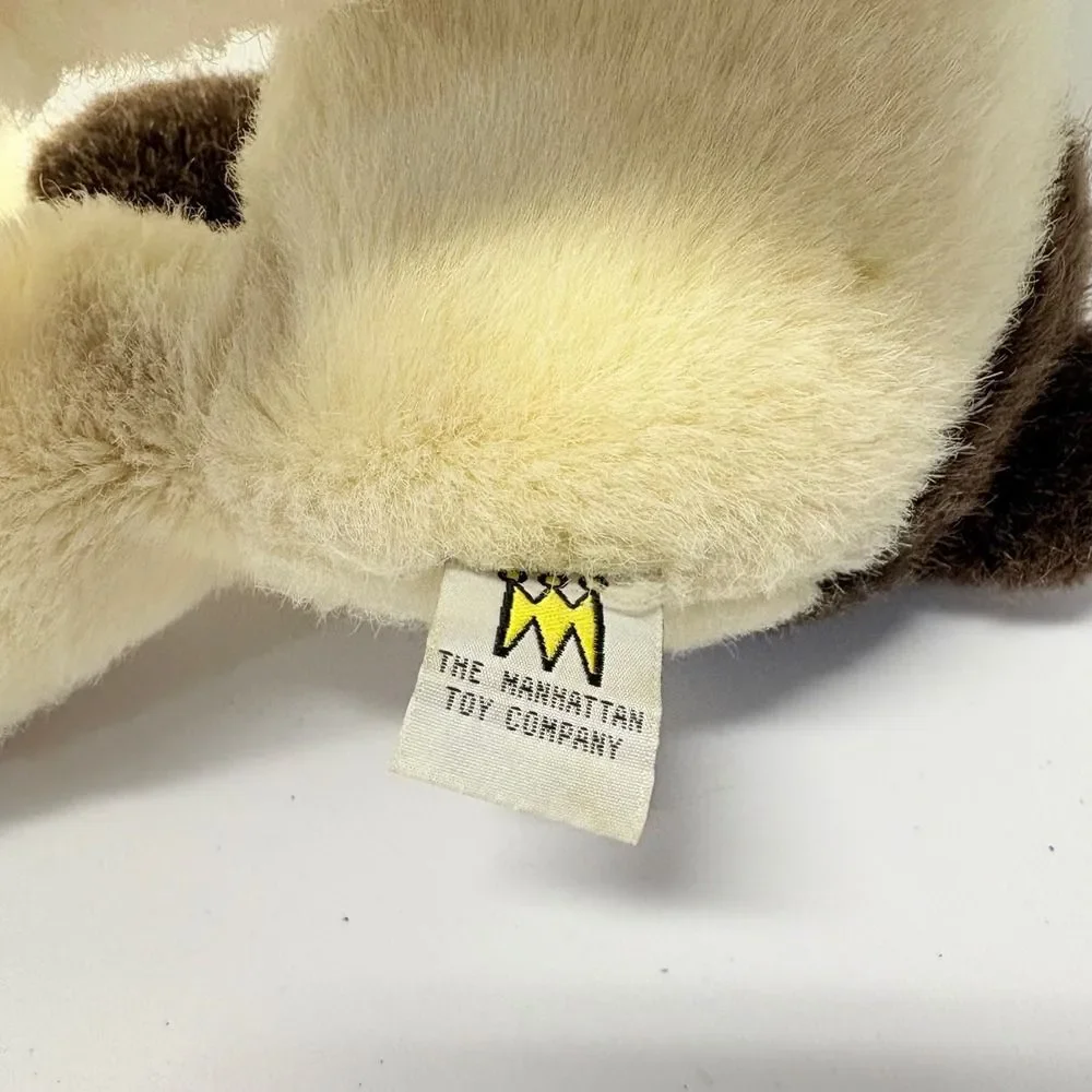 The Manhattan Toy Company Spotted Puppy Dog Plush Stuffed Animal Vintage